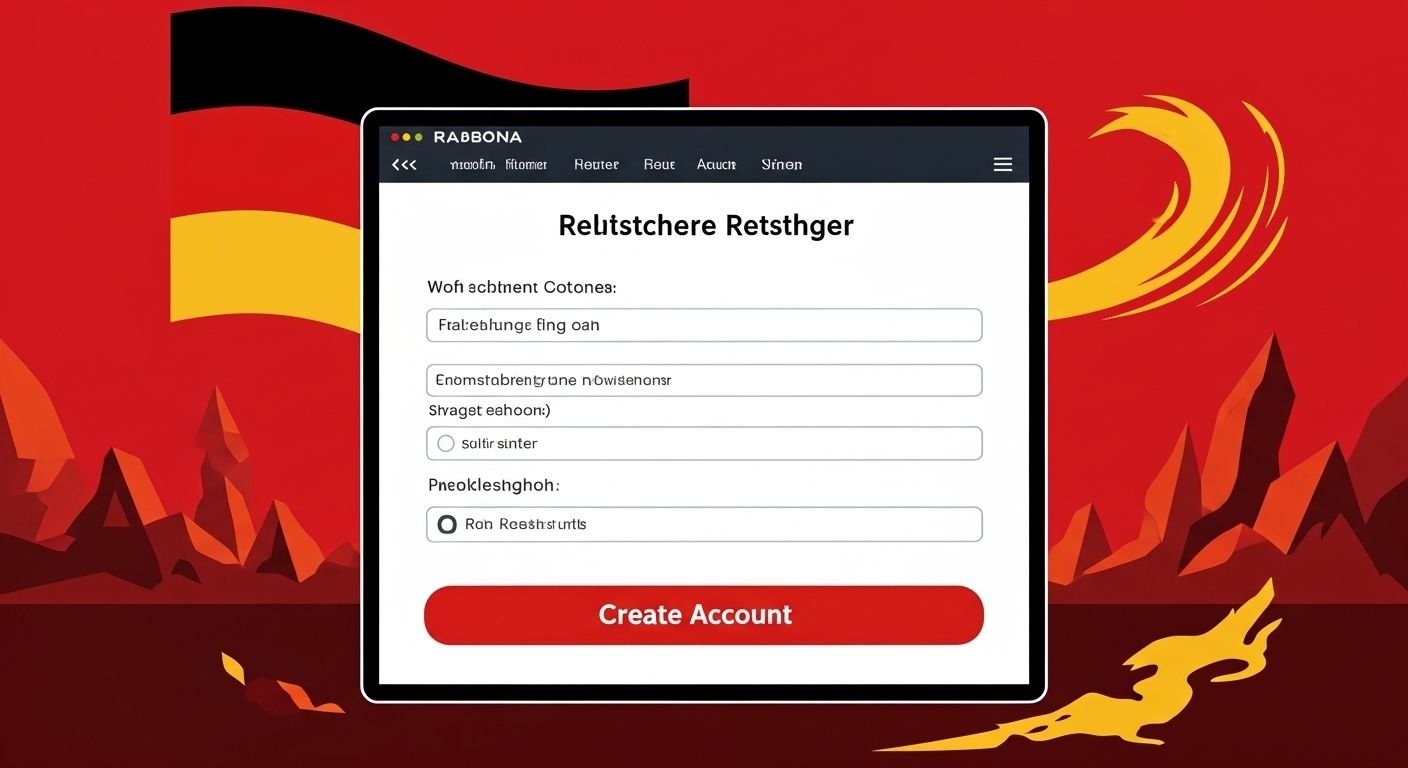 So melden Sie sich an create account